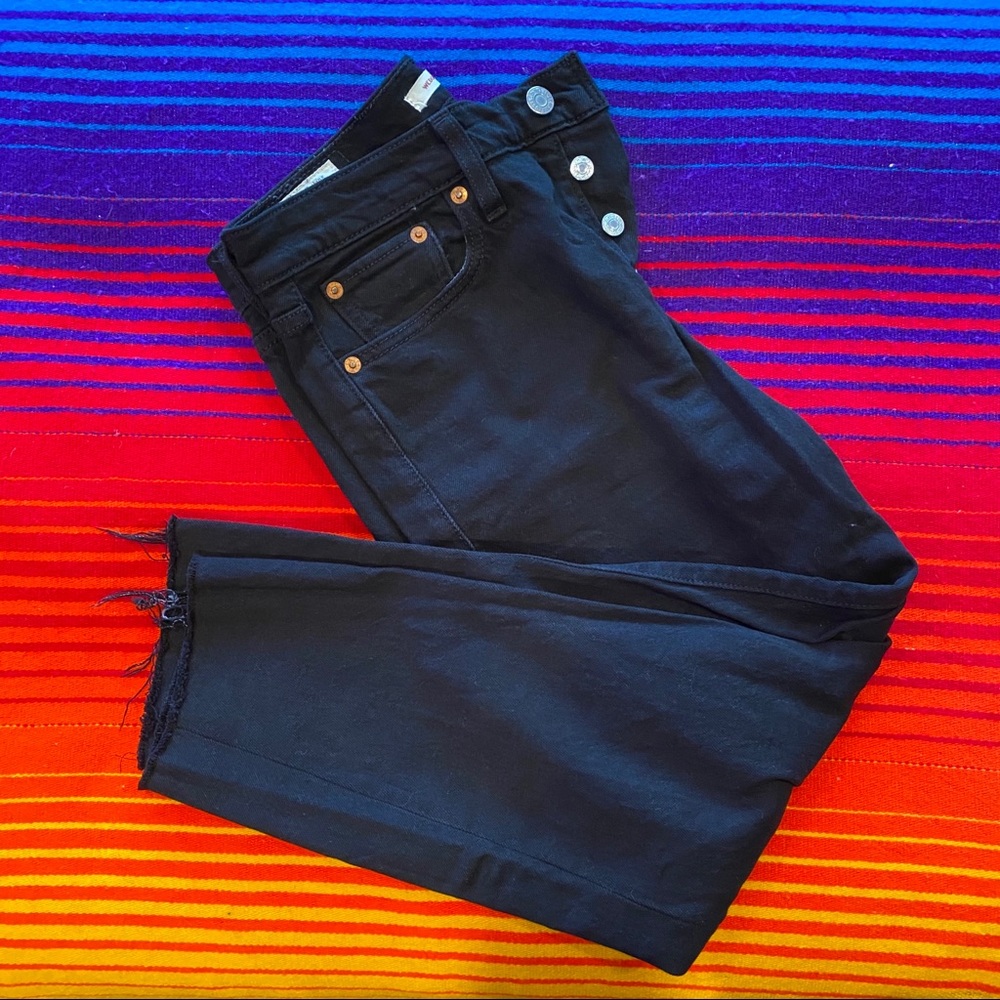 Levi’s wedgie fit cropped
